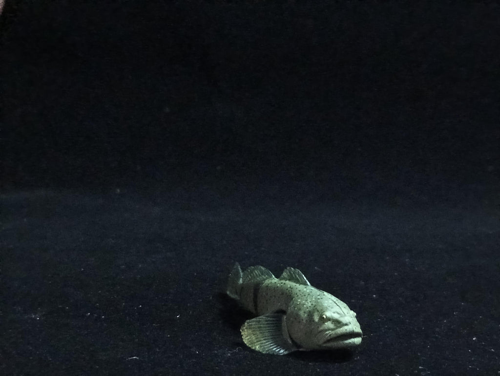 Miniature FOURSPINE SCULPIN fish Figurine - Furuta