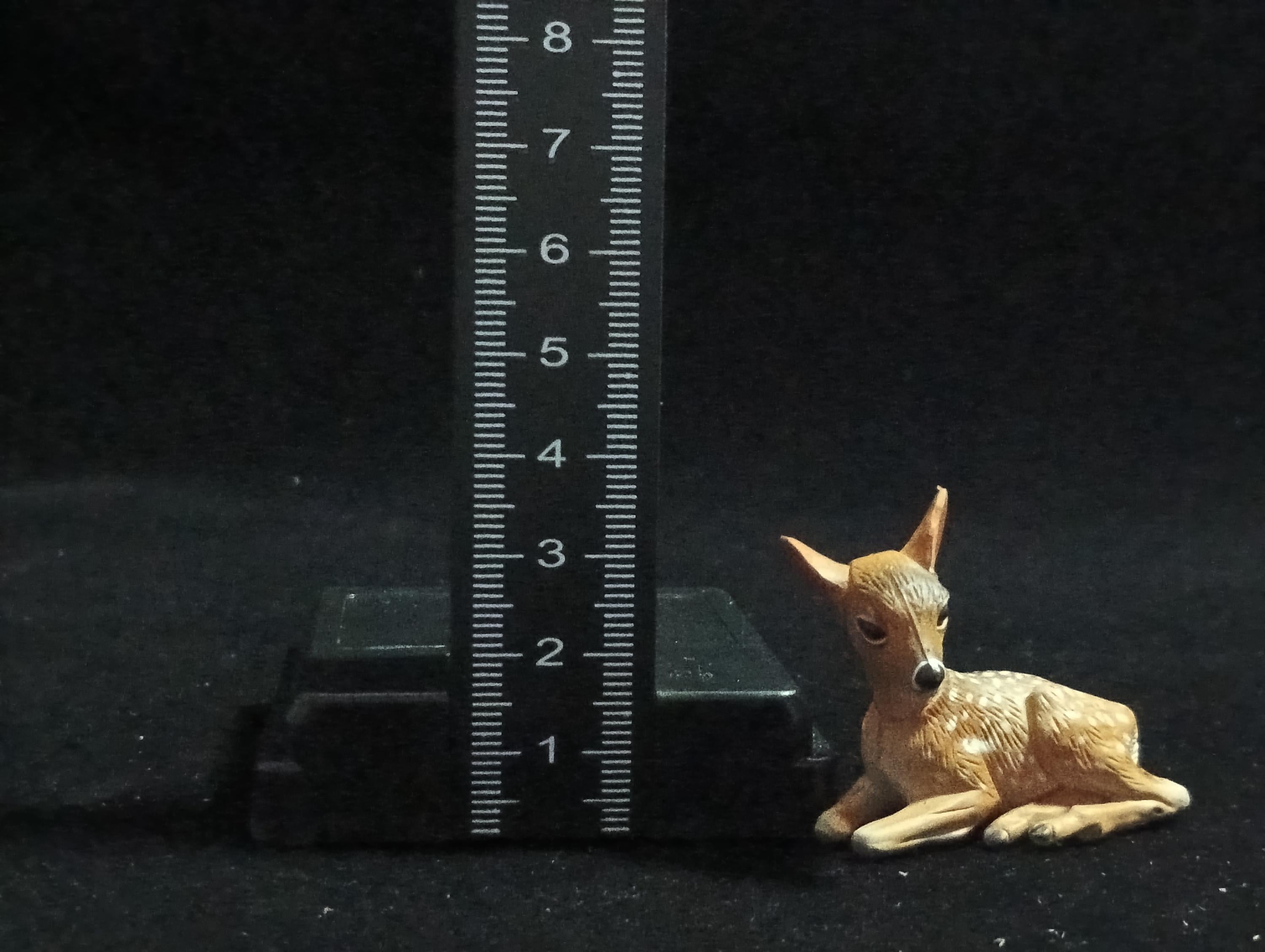 Miniature Japanese deer fawn Figurine - Furuta