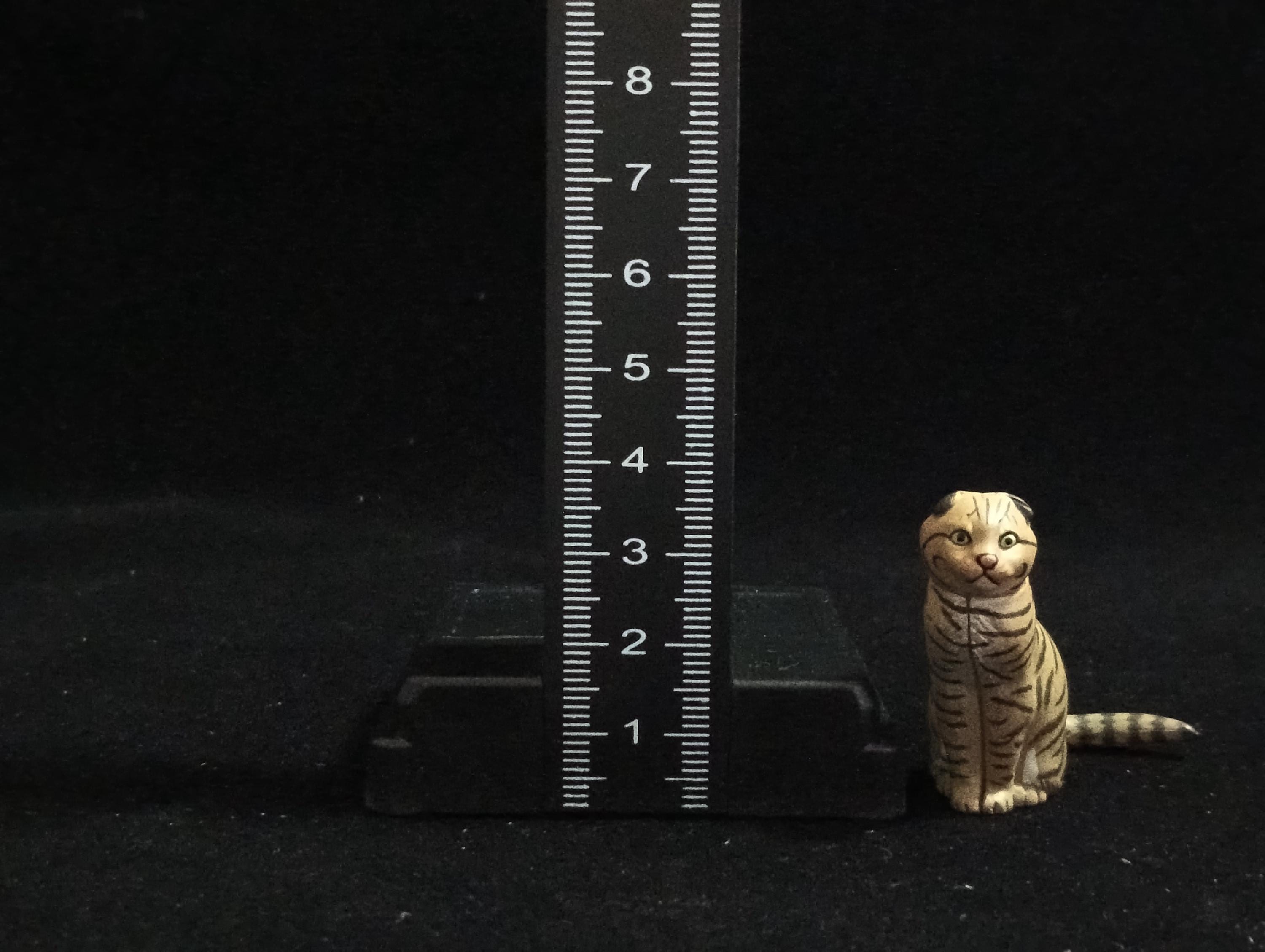 Miniature Scottish Fold (different color version) Figurine - Furuta