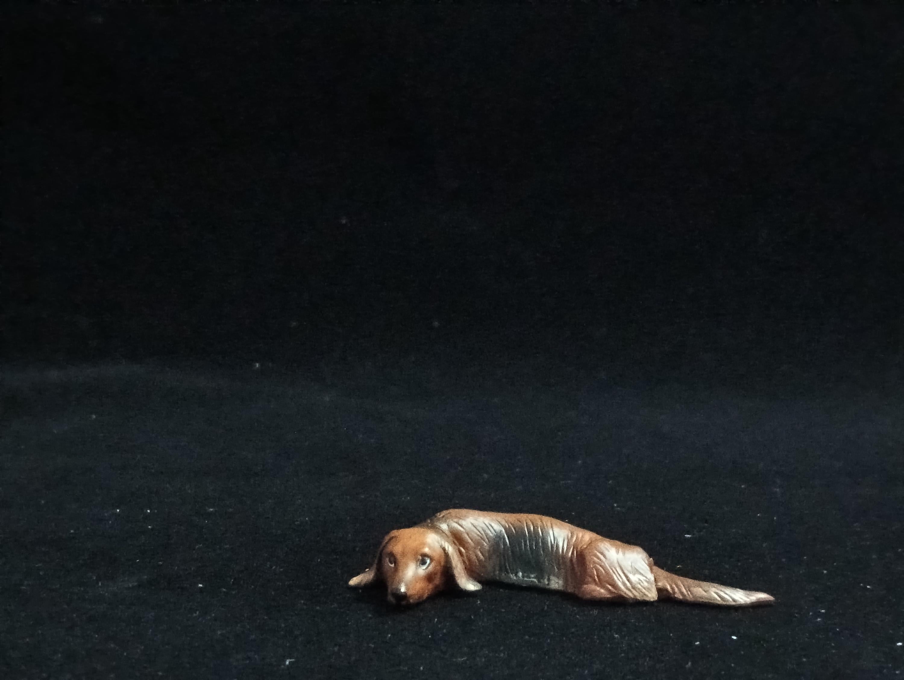 Miniature Dachshund (brown) Figurine - Furuta