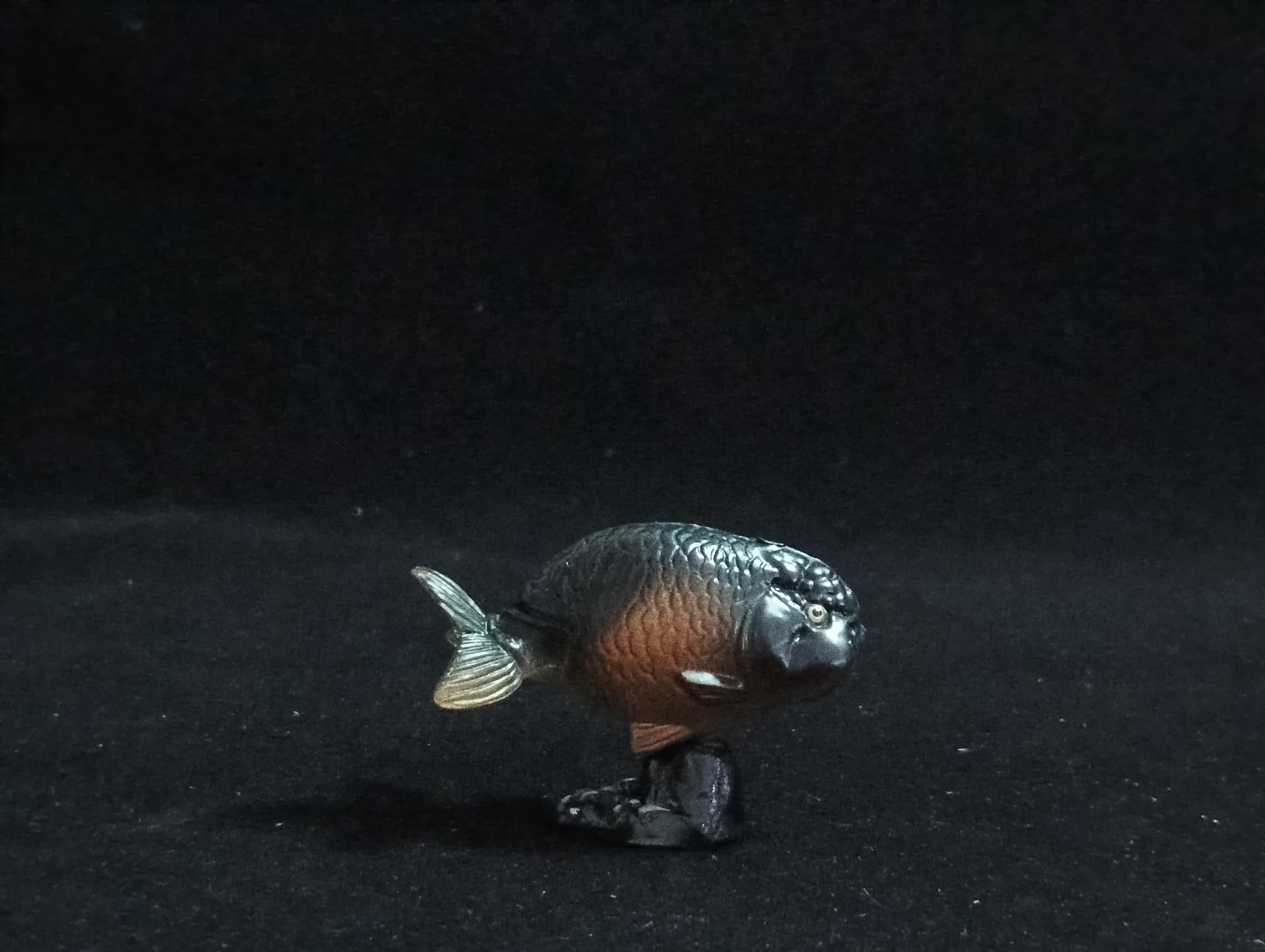 Miniature ranchu goldfish Figurine - Furuta