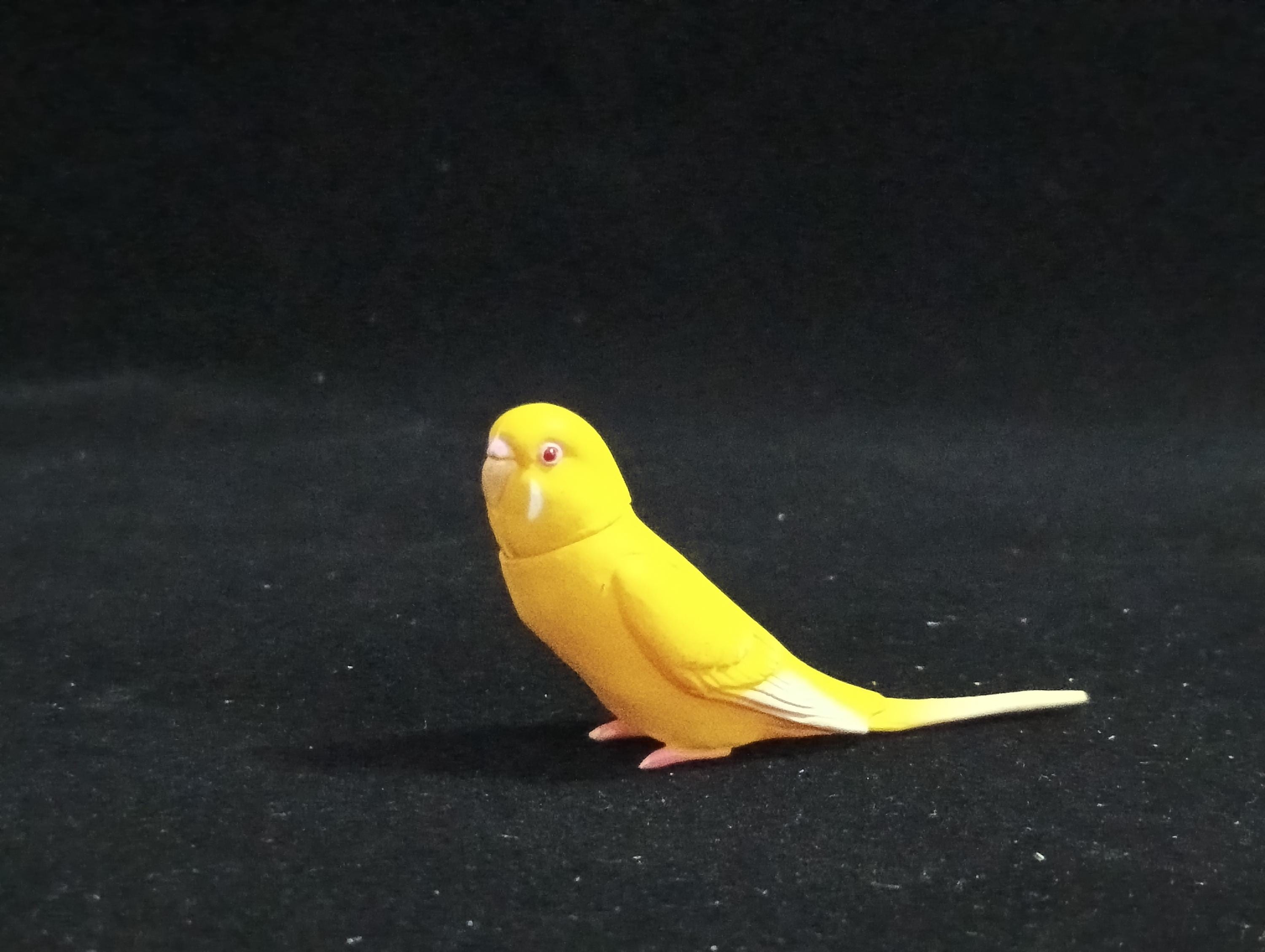 Miniature Budgerigar(Yellow) Figurine - Furuta