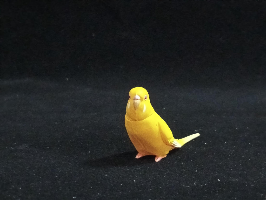 Miniature Budgerigar(Yellow) Figurine - Furuta