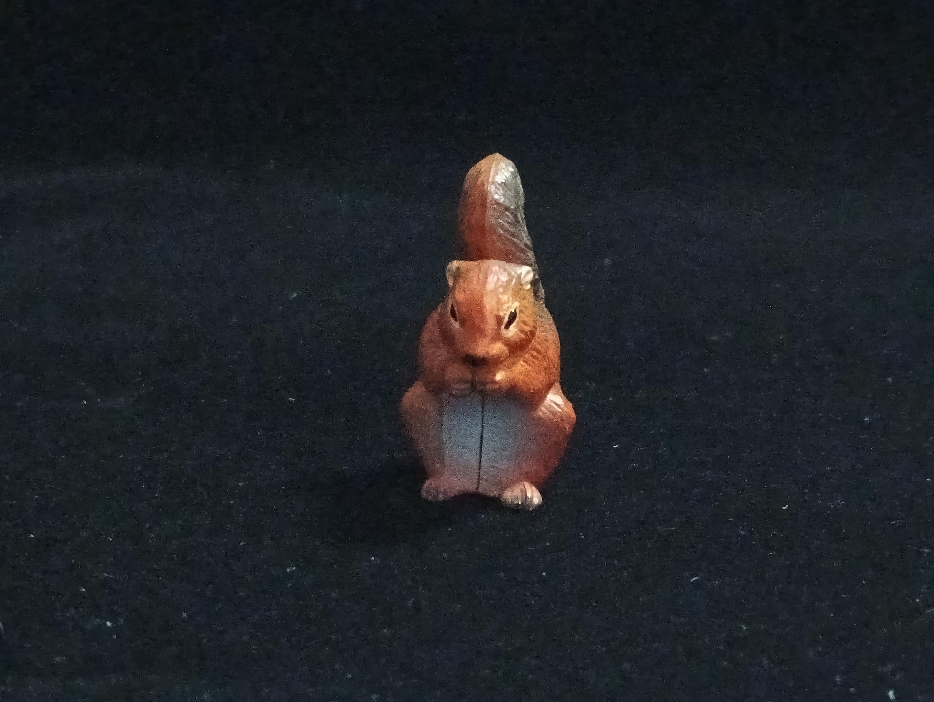 Miniature Japanese squirrel Figurine - Furuta