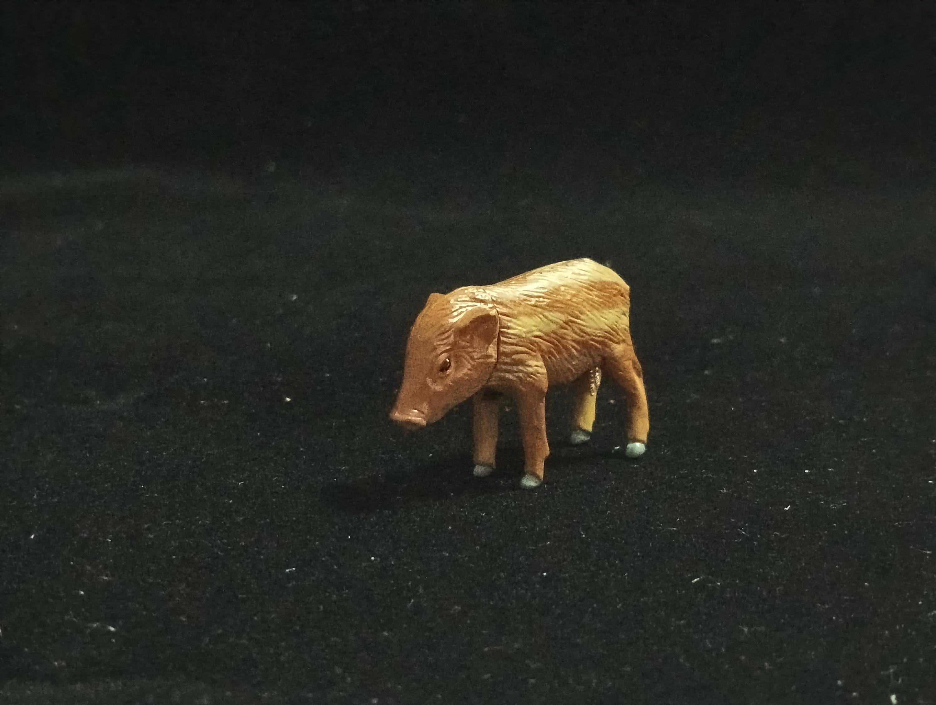 Miniature Wild Boar Baby Figurine - Furuta