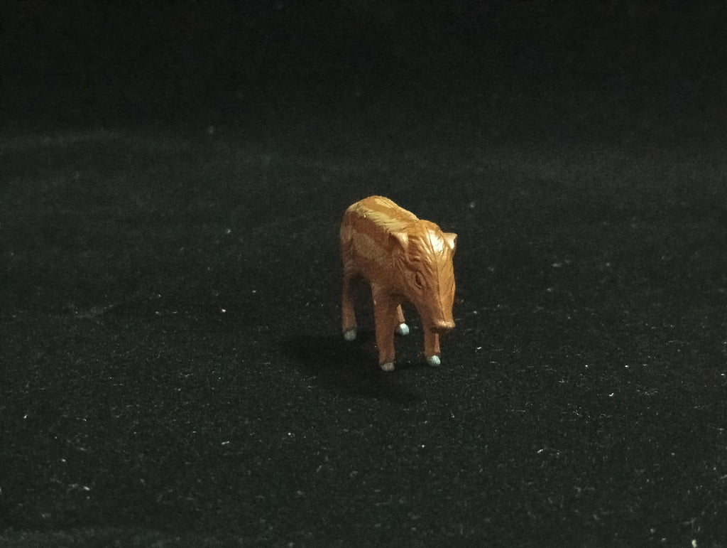 Miniature Wild Boar Baby Figurine - Furuta