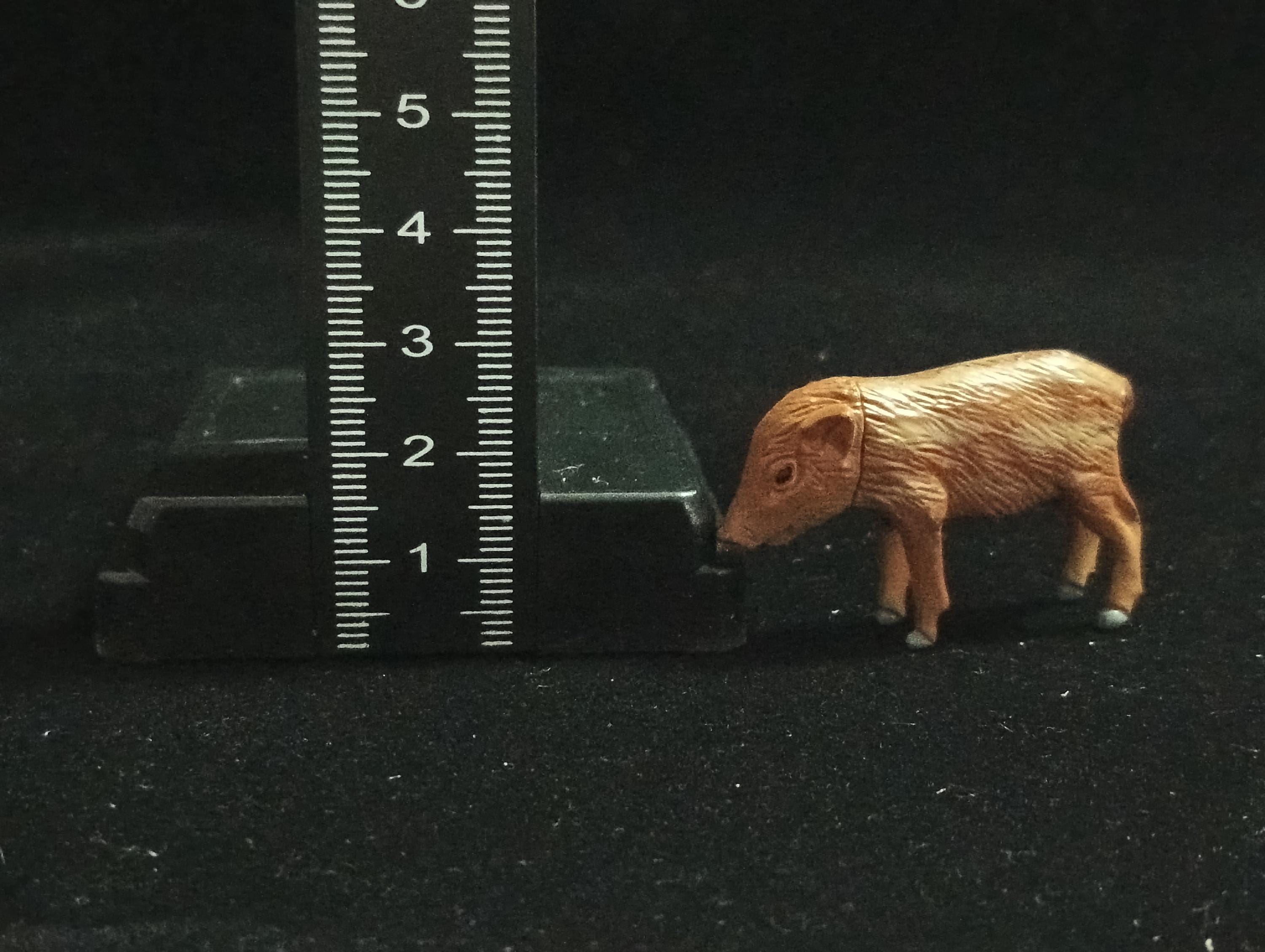 Miniature Wild Boar Baby Figurine - Furuta