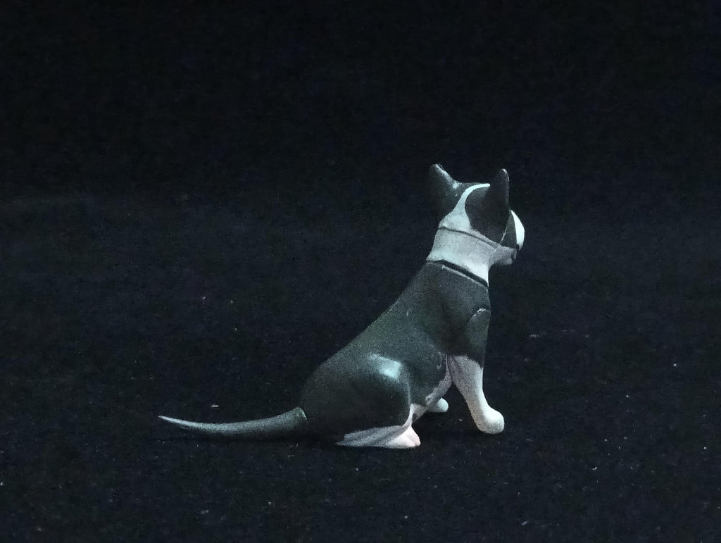 Miniature Bull Terrier(Black-White) Figurine - Furuta