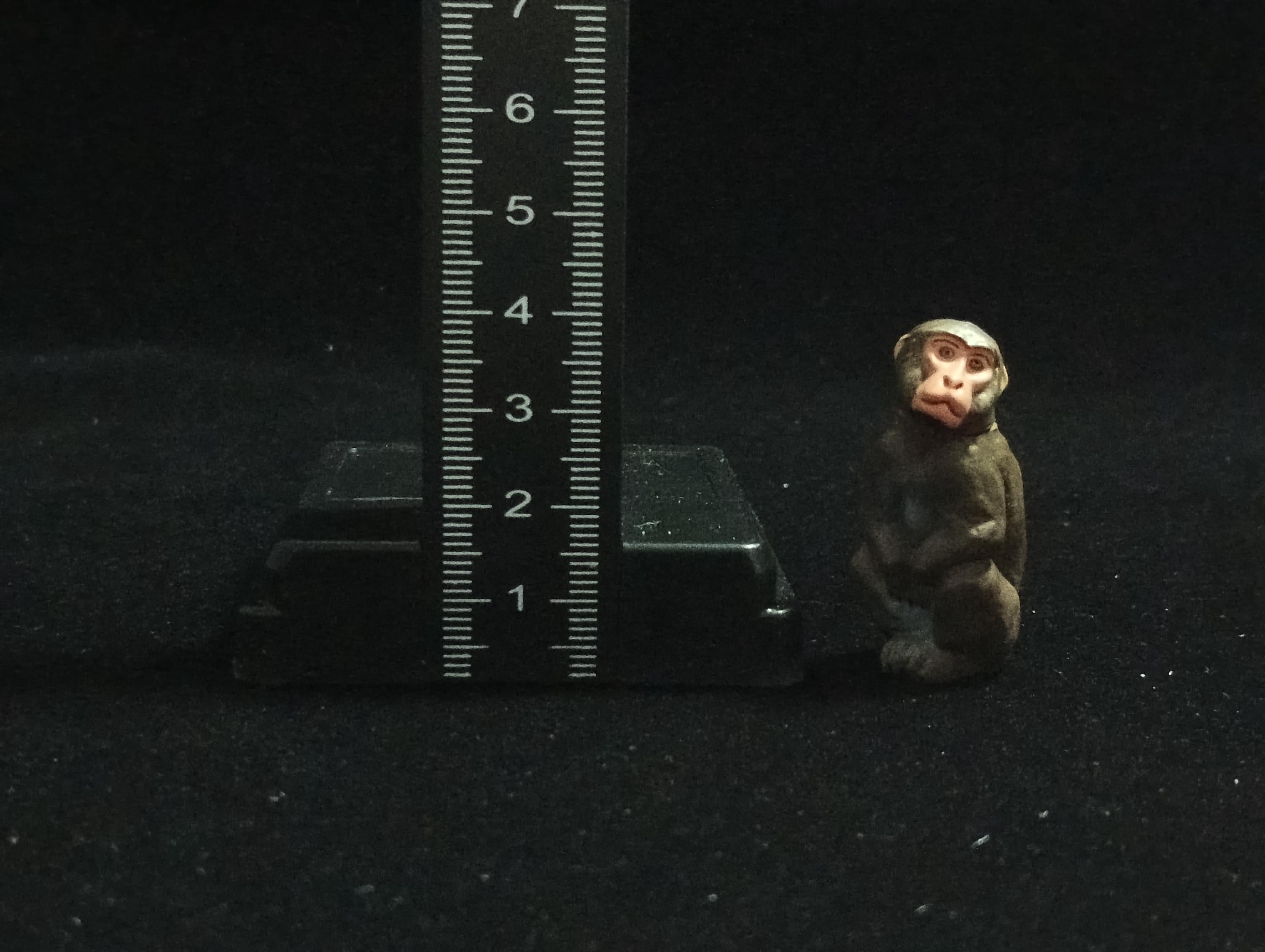Miniature Japanese Macaques Figurine - Furuta