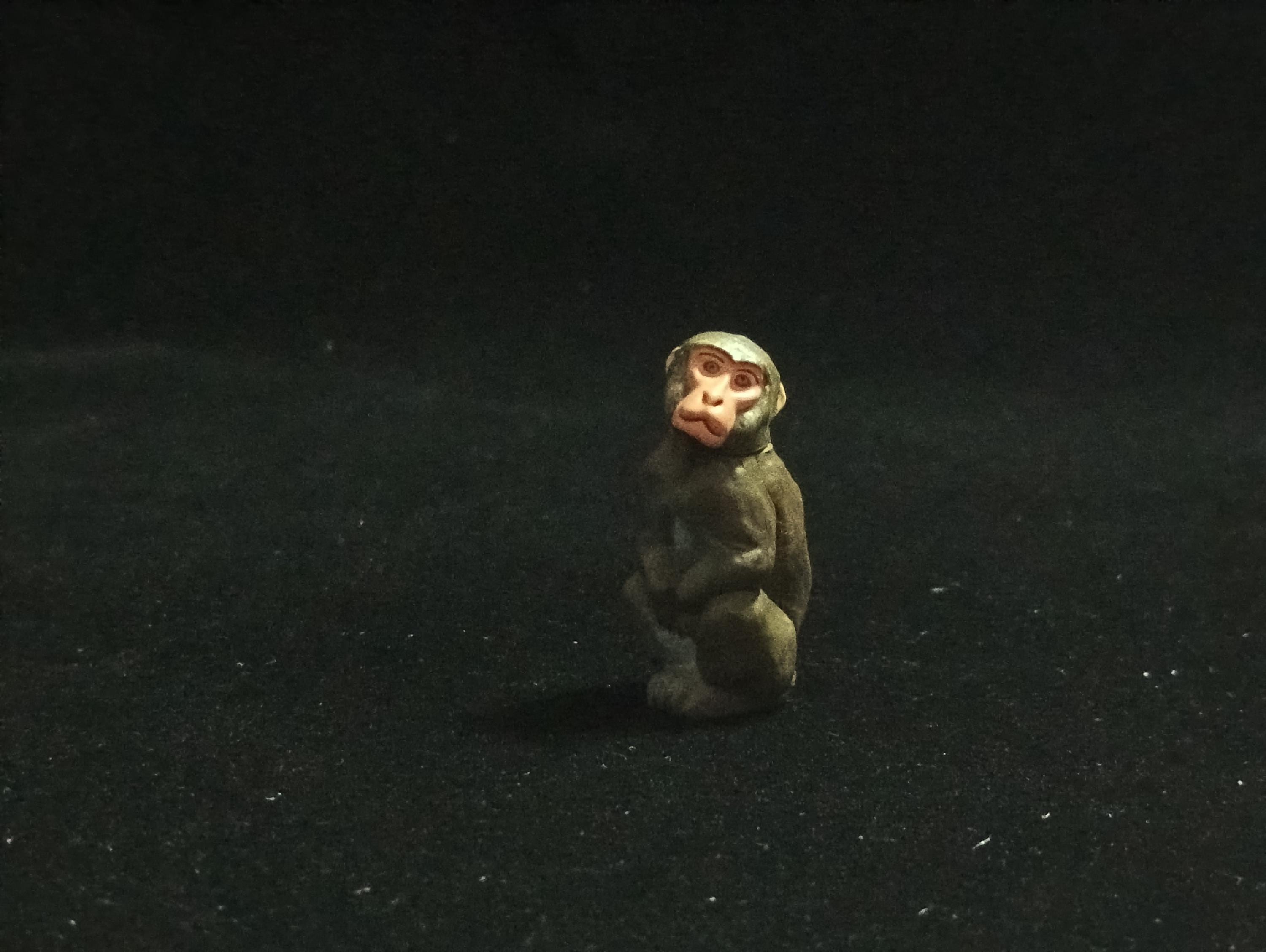 Miniature Japanese Macaques Figurine - Furuta