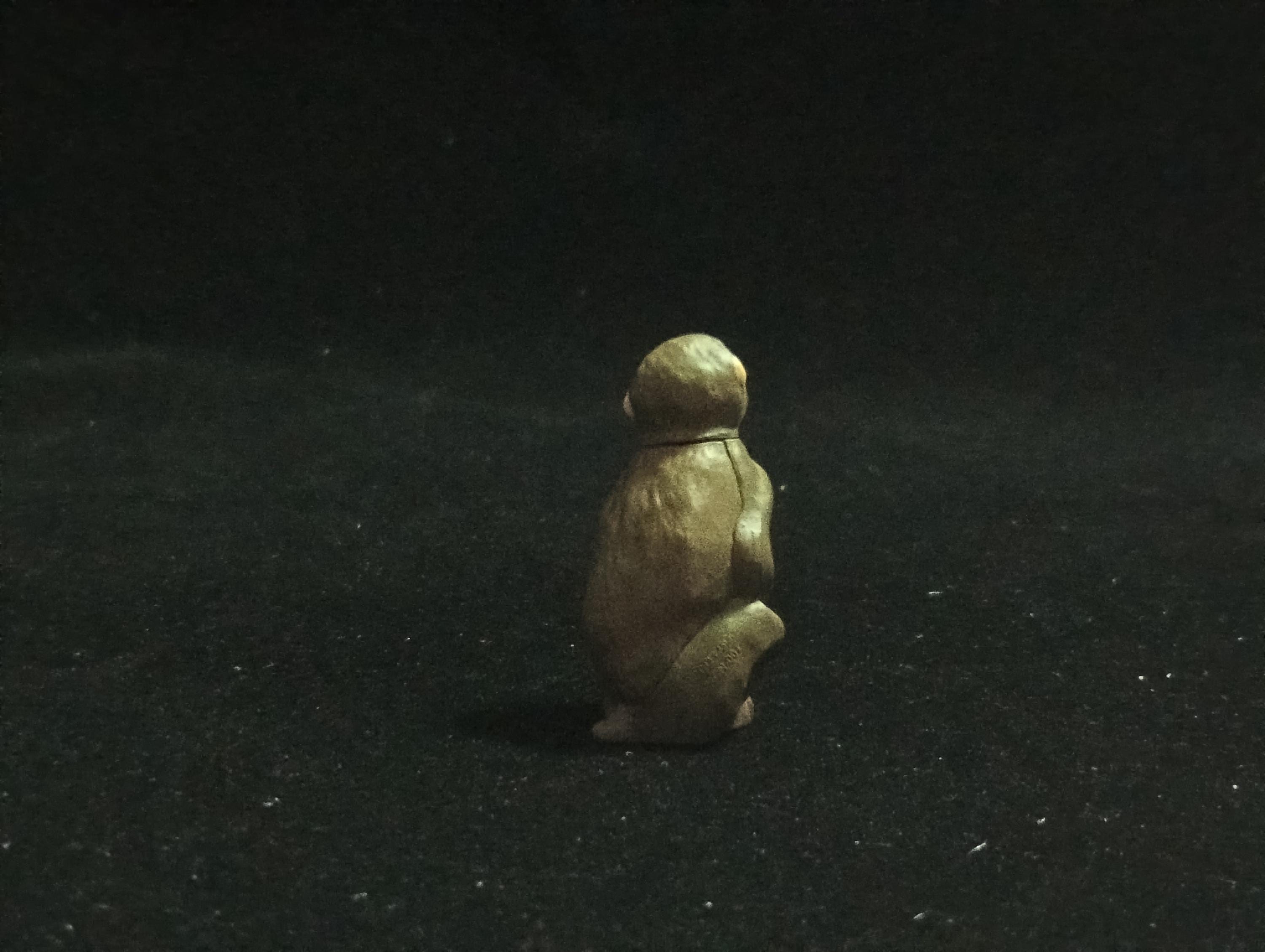 Miniature Japanese Macaques Figurine - Furuta