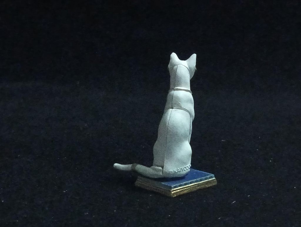Miniature Egyptian Cat SP White Figurine - Furuta