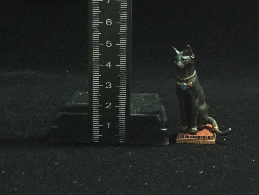 Miniature Egyptian Cat SP Black Figurine - Furuta