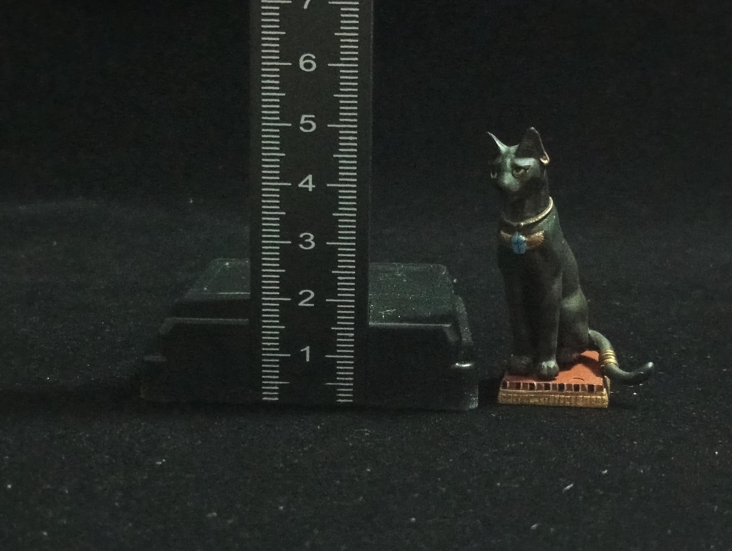 Miniature Egyptian Cat SP Black Figurine - Furuta