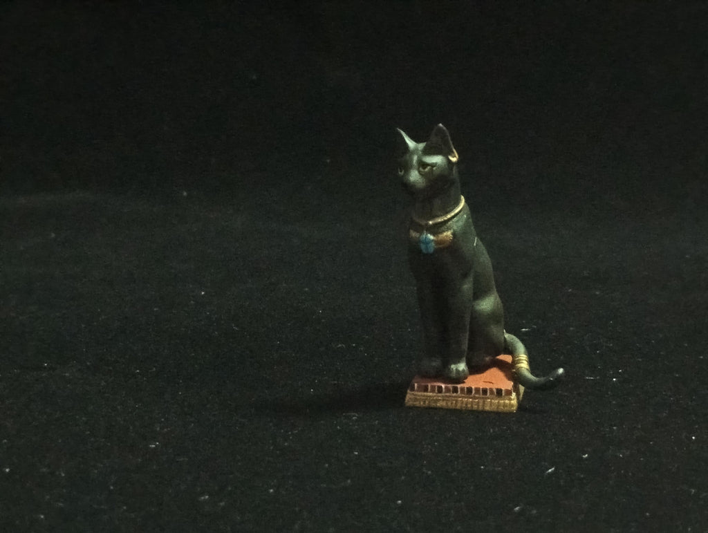 Miniature Egyptian Cat SP Black Figurine - Furuta