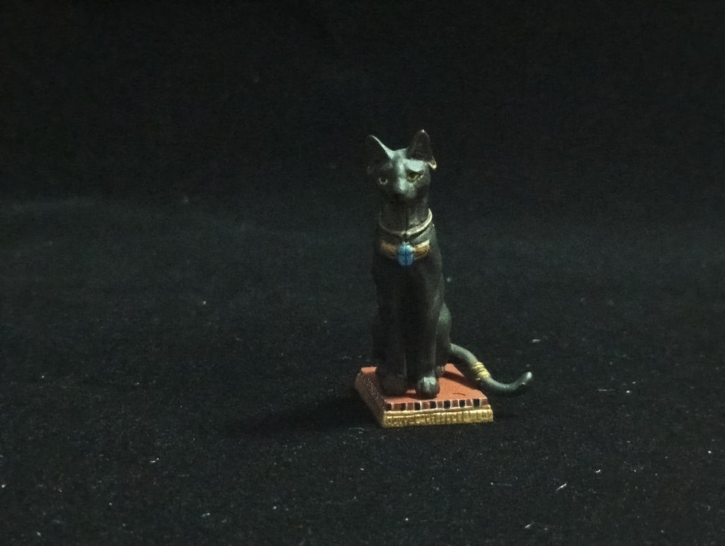 Miniature Egyptian Cat SP Black Figurine - Furuta