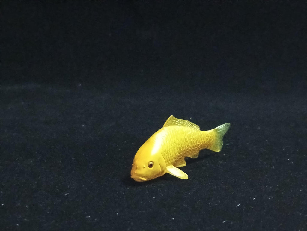 Miniature Nishikigoi (Yellow) Figurine - Furuta