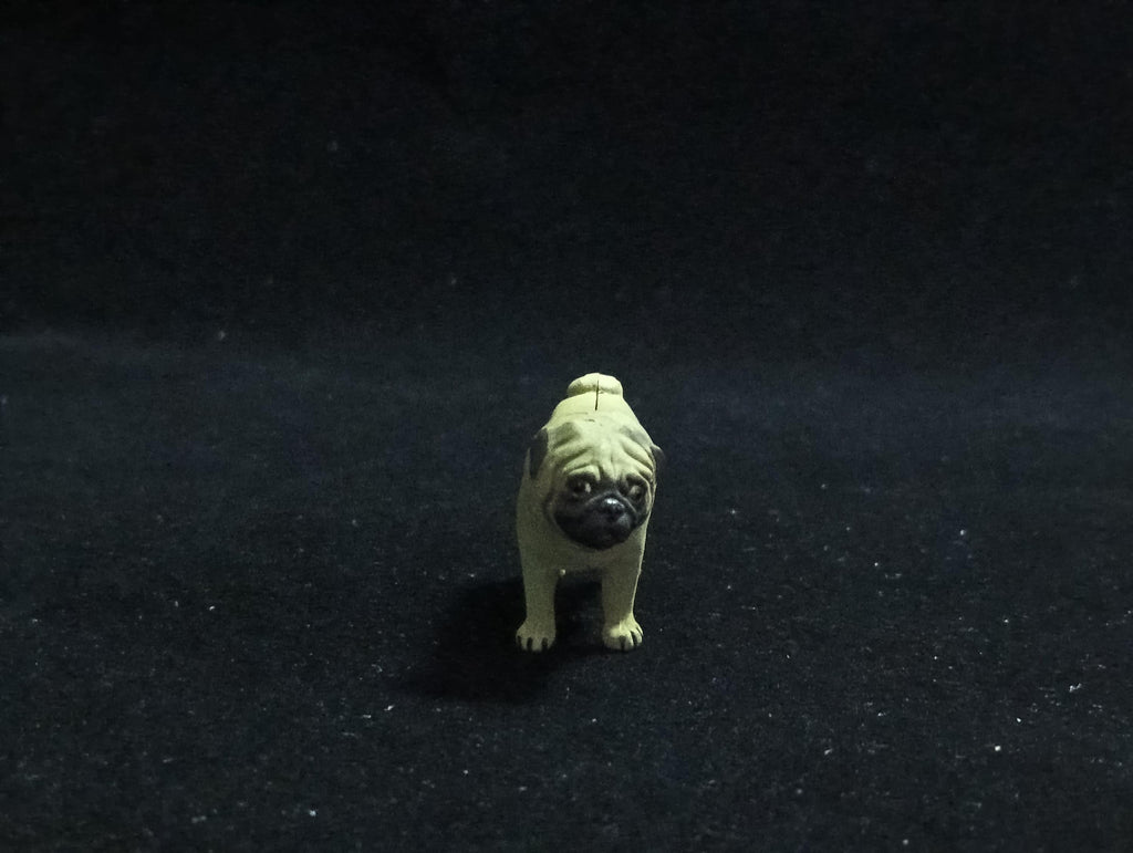 Miniature Pug Brown Dog Figurine - Furuta