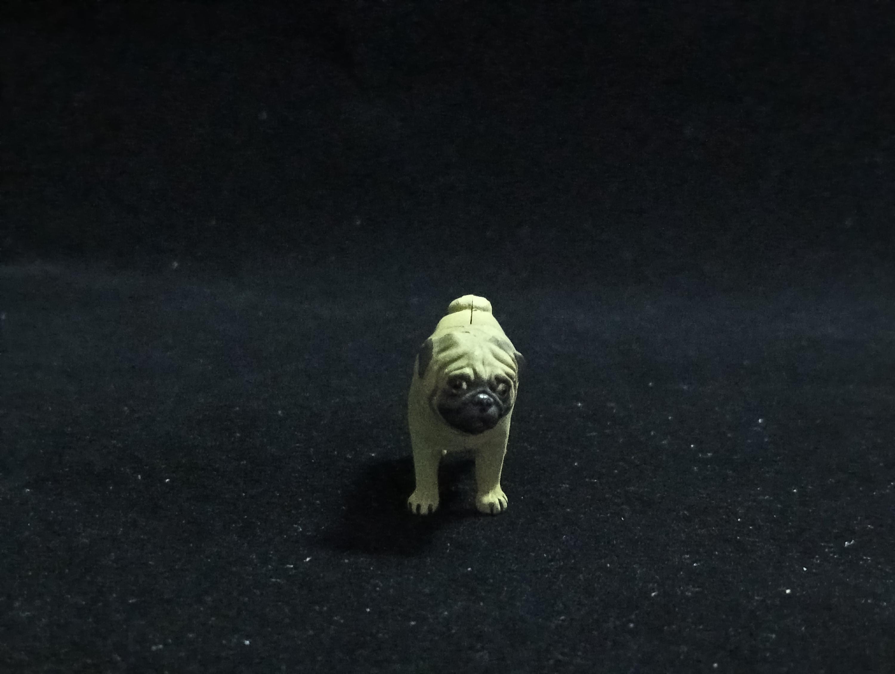 Miniature Pug Brown Dog Figurine - Furuta