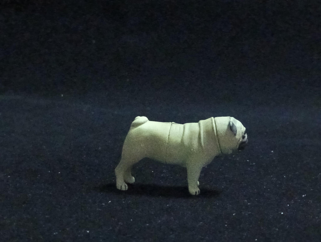 Miniature Pug Brown Dog Figurine - Furuta