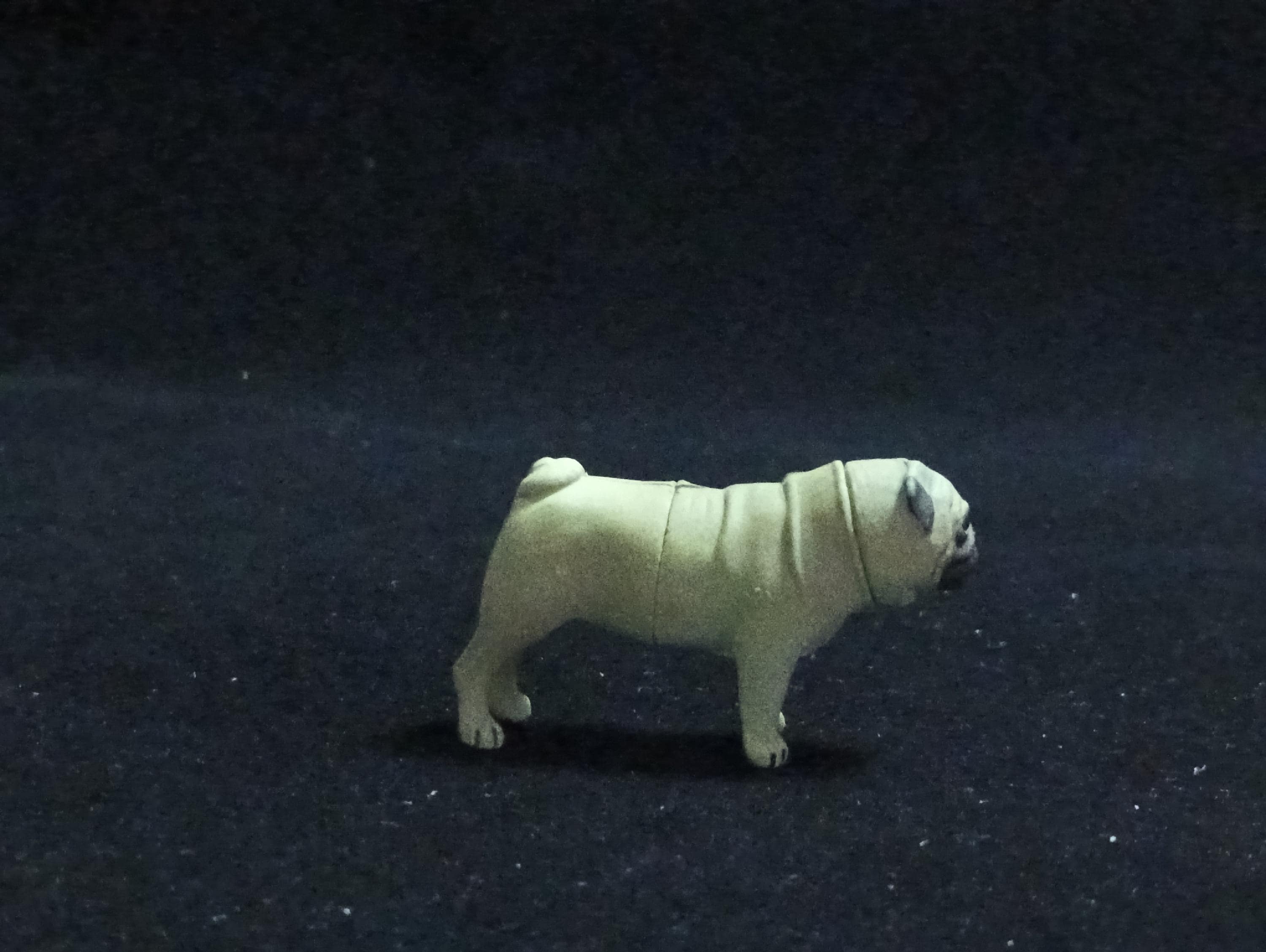 Miniature Pug Brown Dog Figurine - Furuta