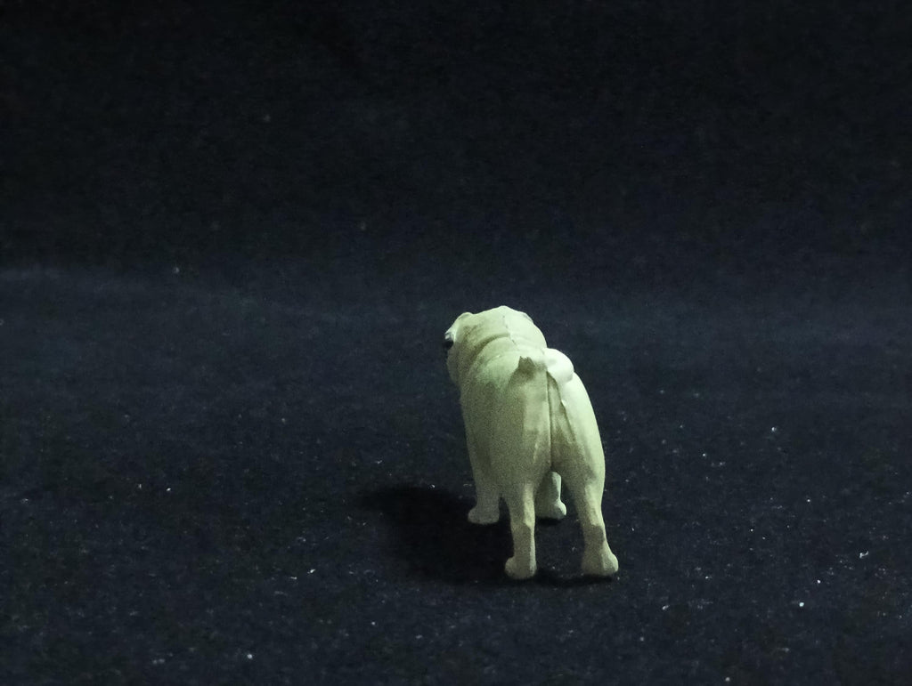 Miniature Pug Brown Dog Figurine - Furuta