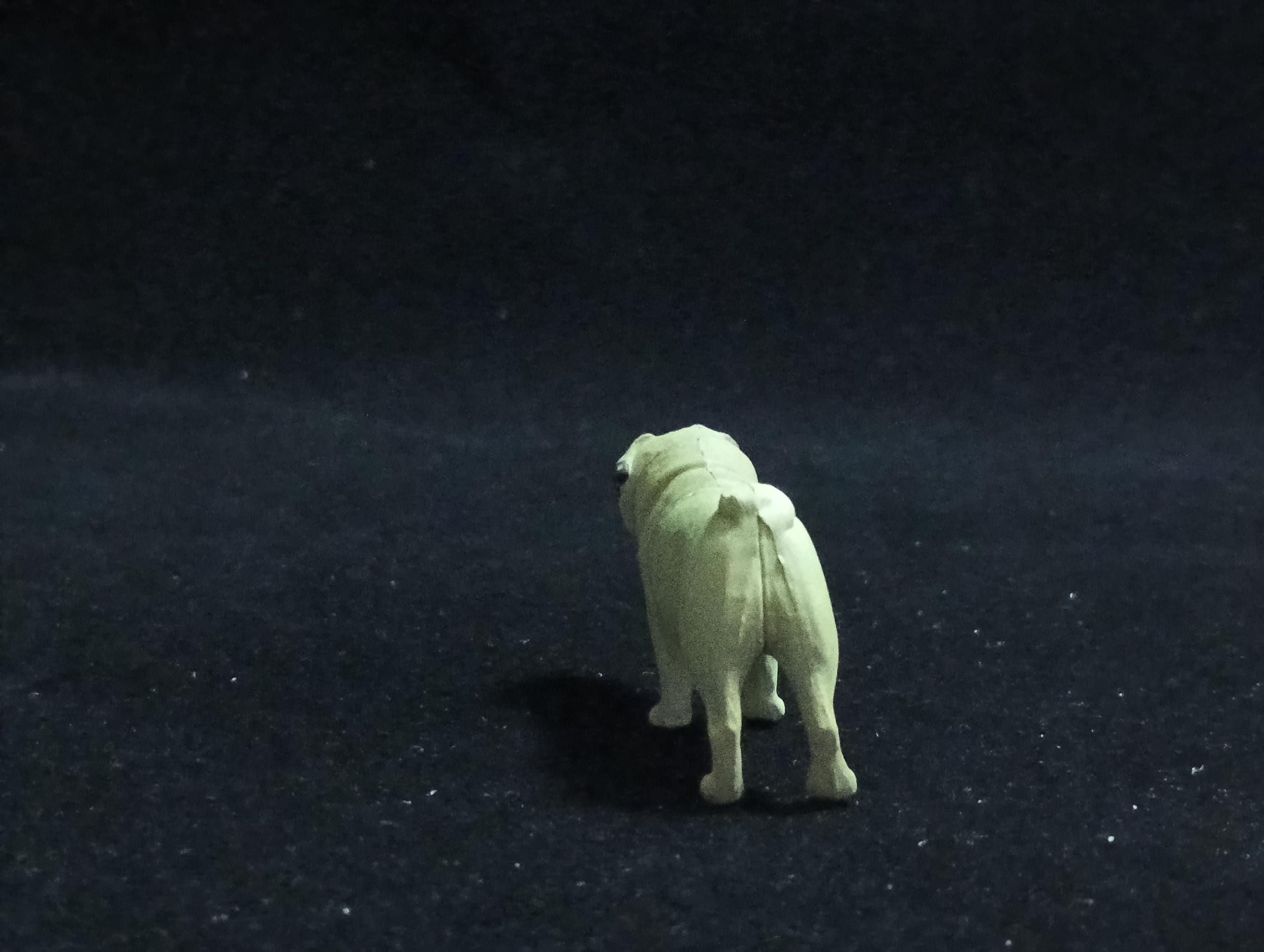 Miniature Pug Brown Dog Figurine - Furuta
