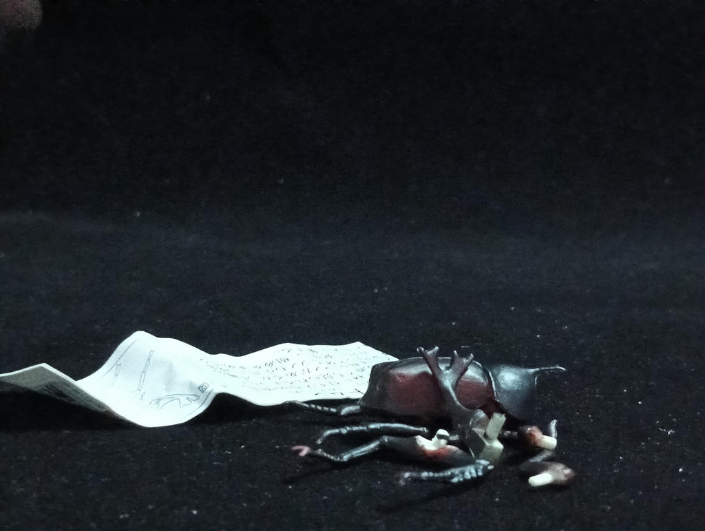 Miniature Rhinoceros Beetle Figurine - Furuta