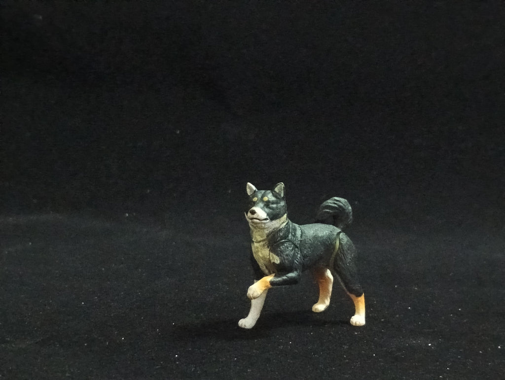 Miniature Shiba Inu Black Figurine - Furuta