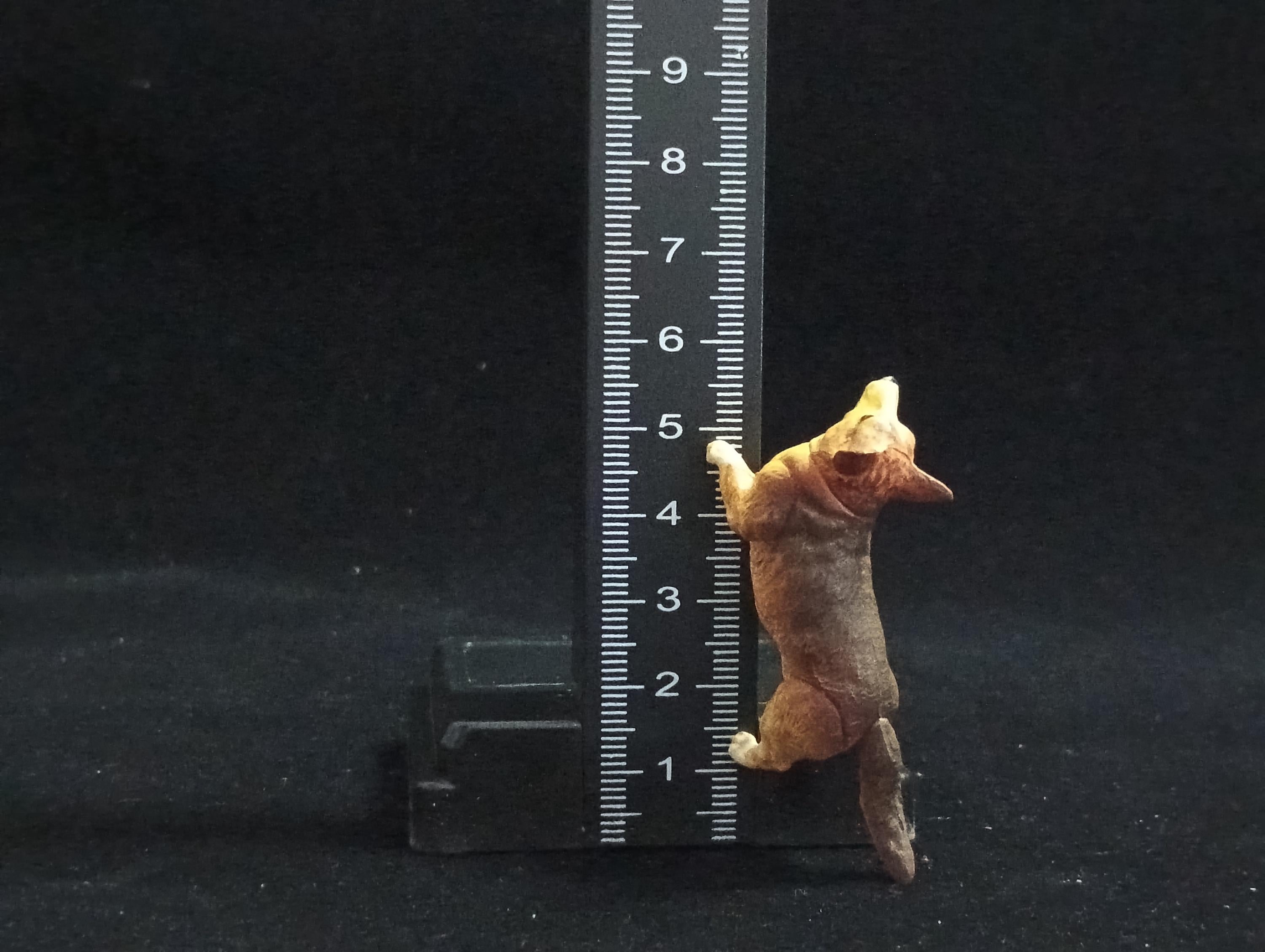 Miniature Welsh Corgi Dog (Brown-Black) Figurine - Furuta