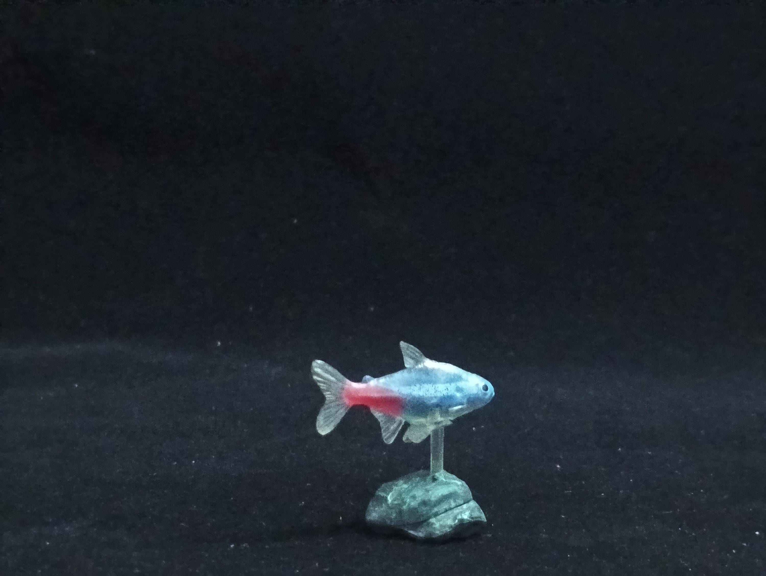 Miniature Neon Tetra Figurine - Furuta