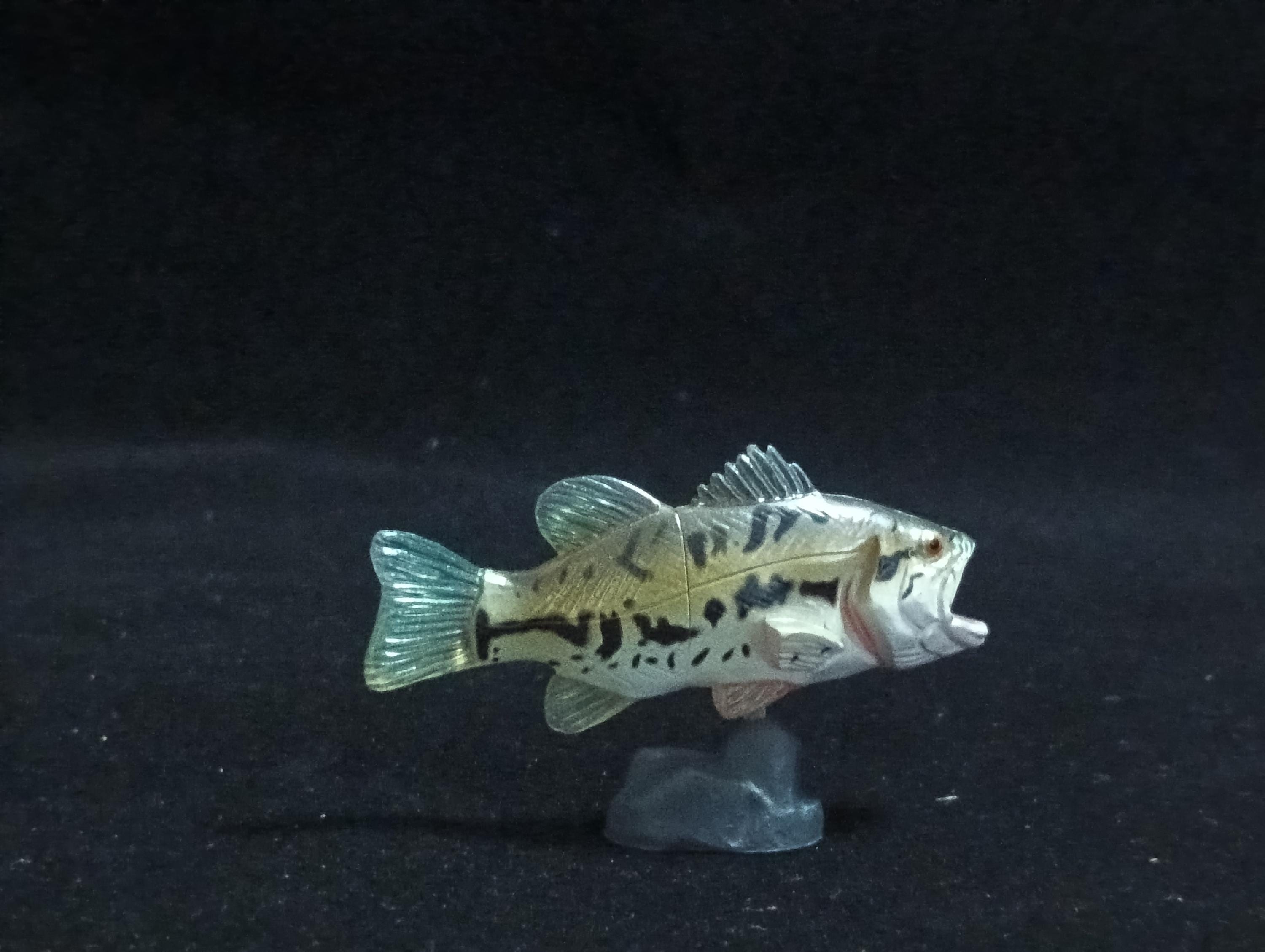 Miniature Largemouth Bass Figurine - Furuta