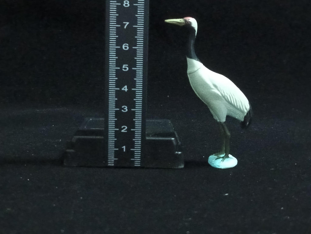 Miniature Red-crowned Crane Figurine - Furuta