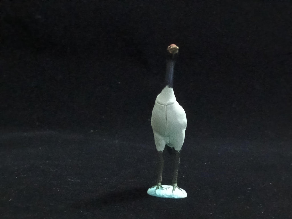 Miniature Red-crowned Crane Figurine - Furuta