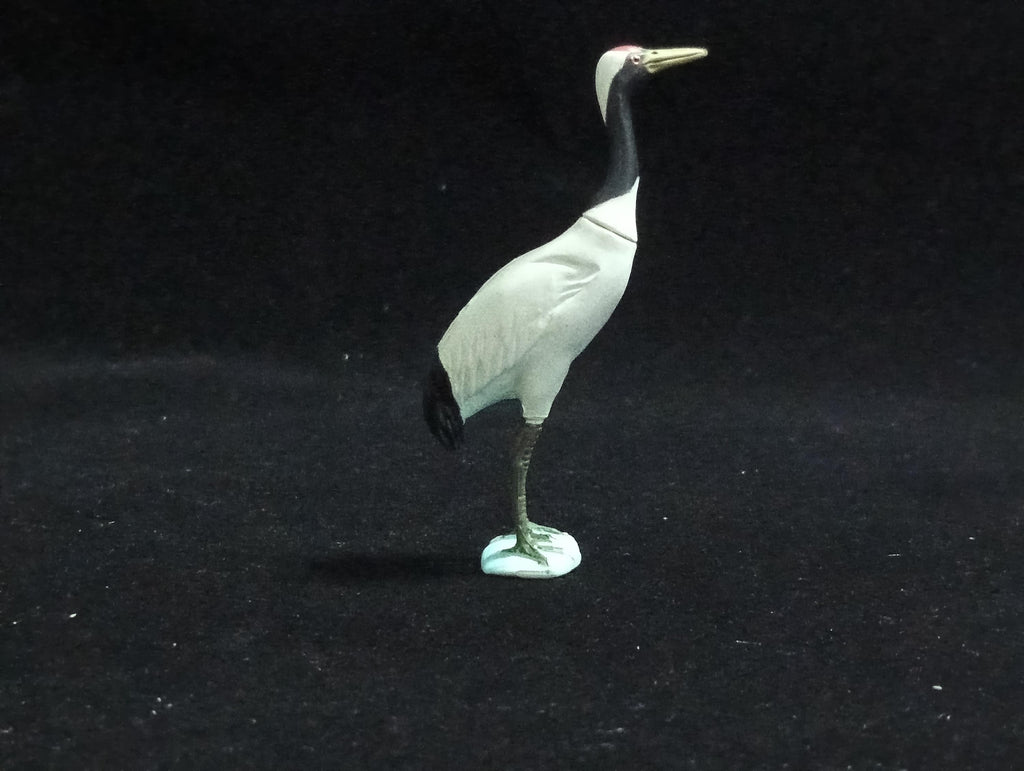 Miniature Red-crowned Crane Figurine - Furuta