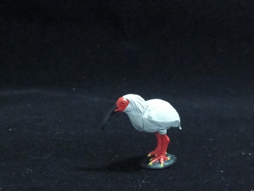 Miniature Japanese crested ibis Figurine - Furuta