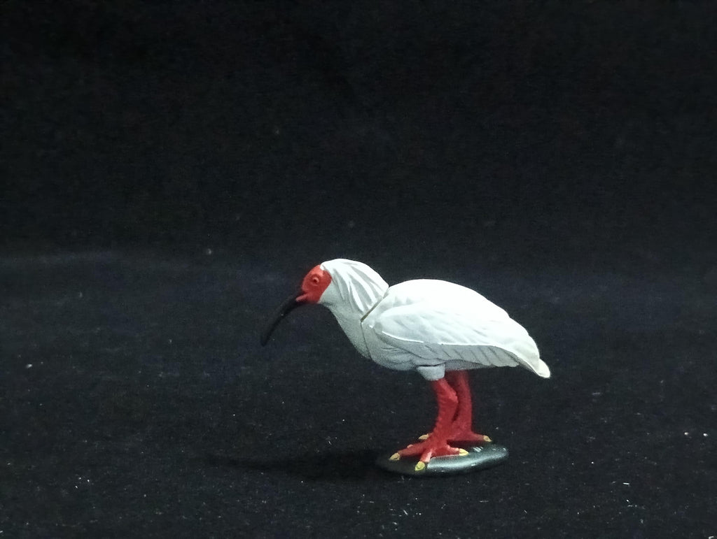 Miniature Japanese crested ibis Figurine - Furuta