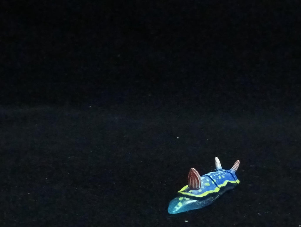 Miniature Sea slug (blue) Figurine - Furuta
