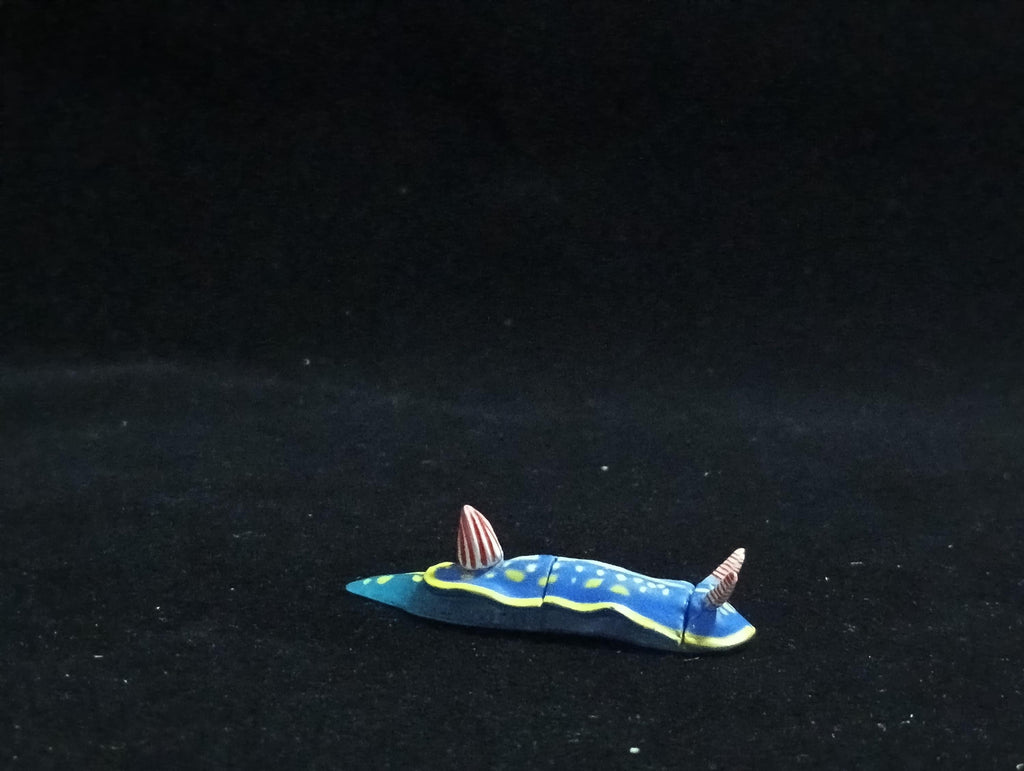 Miniature Sea slug (blue) Figurine - Furuta