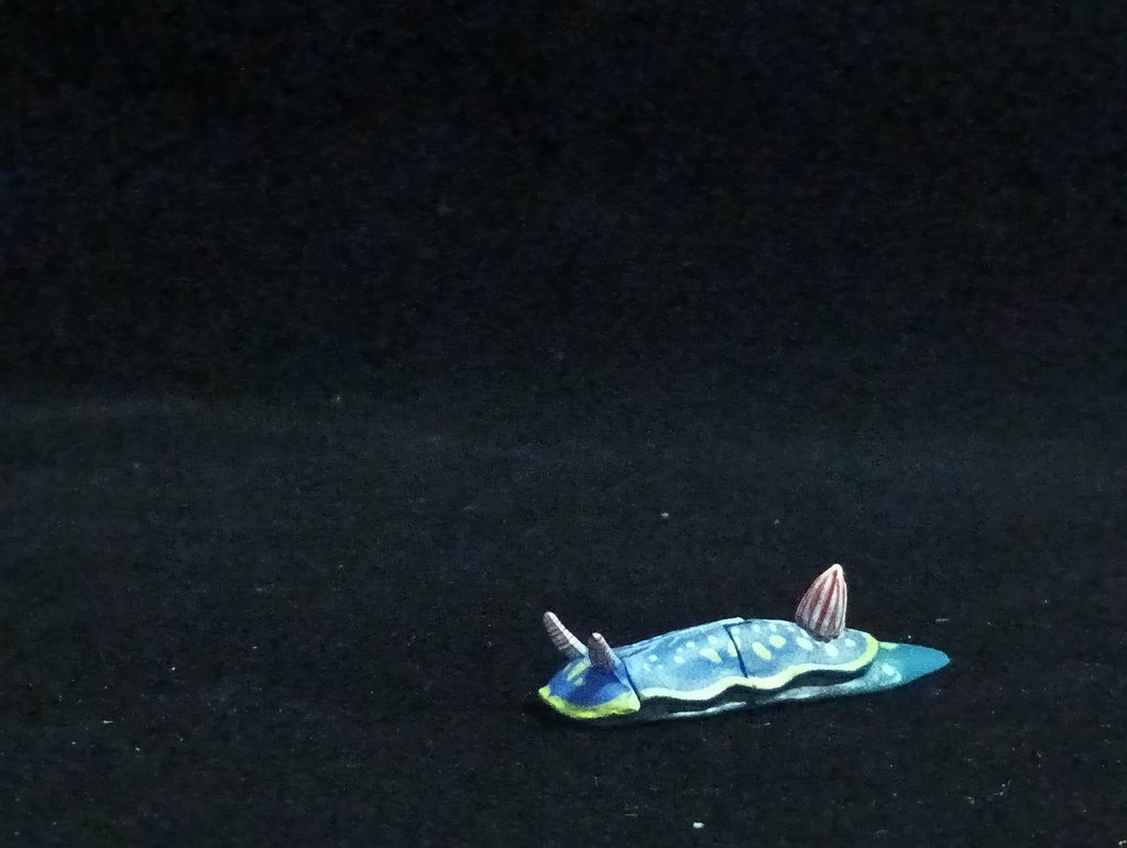 Miniature Sea slug (blue) Figurine - Furuta