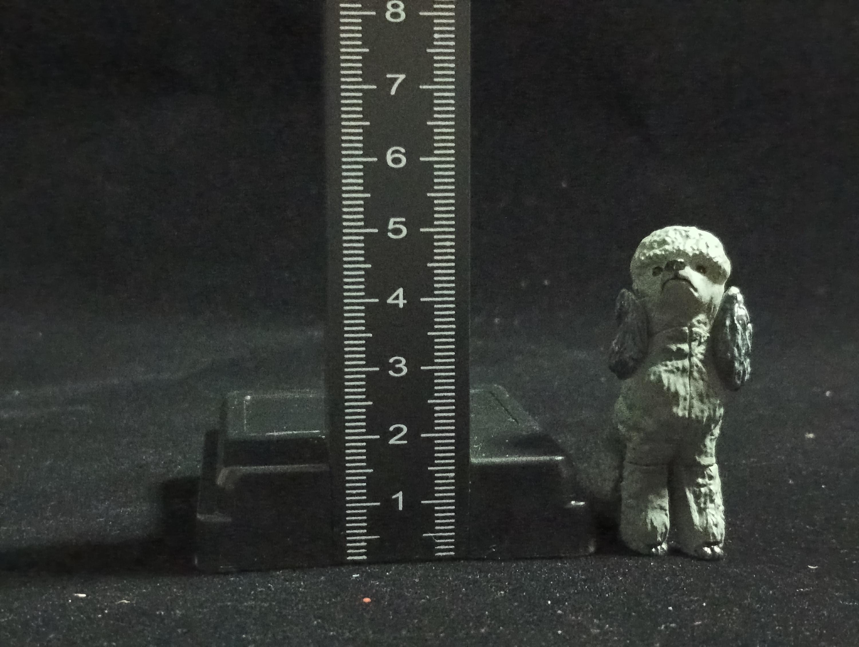 Miniature Poodle Dog(Black) Figurine - Furuta