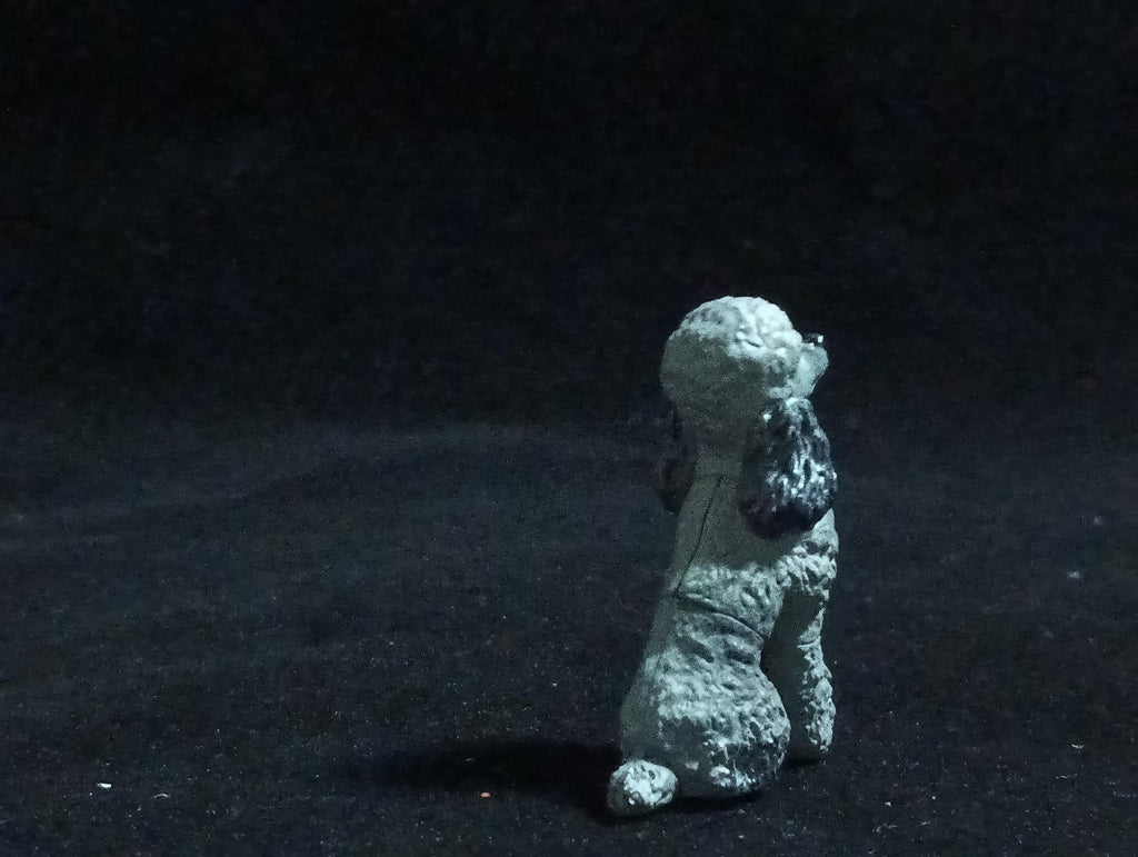 Miniature Poodle Dog(Black) Figurine - Furuta