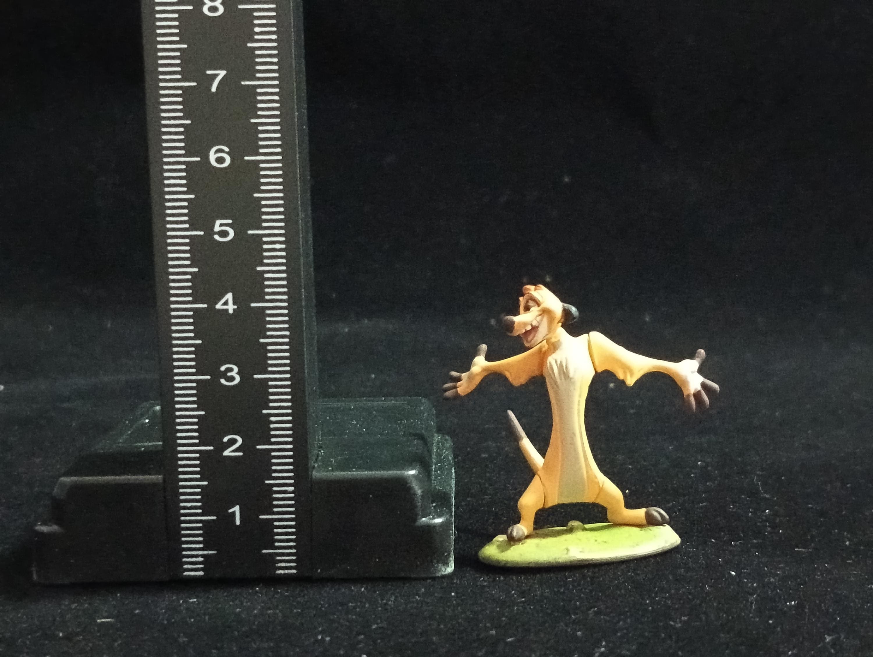 Miniature Disney Choco Party Rare Vintage Lion King Timon Figurine - Tomy