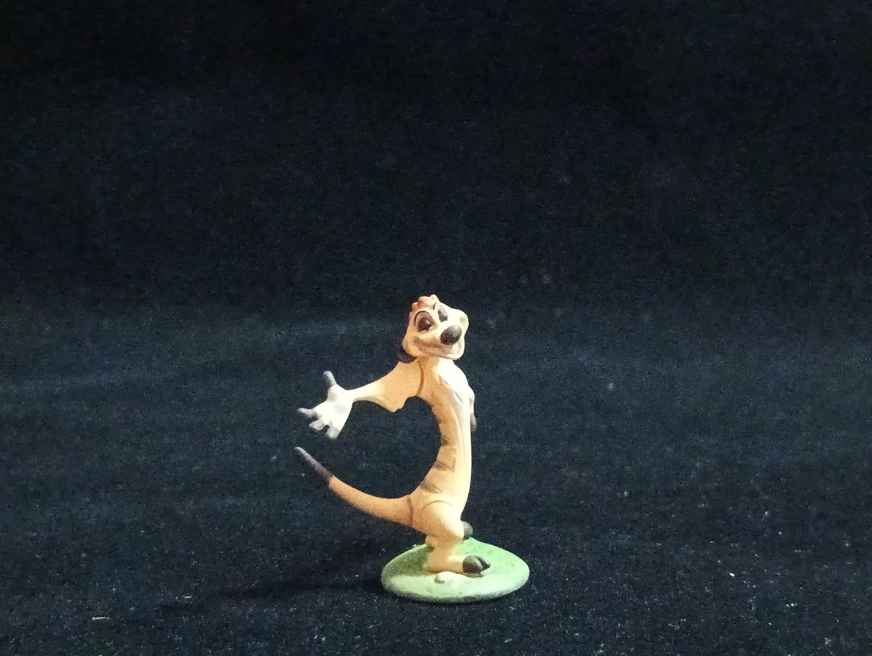 Miniature Disney Choco Party Rare Vintage Lion King Timon Figurine - Tomy