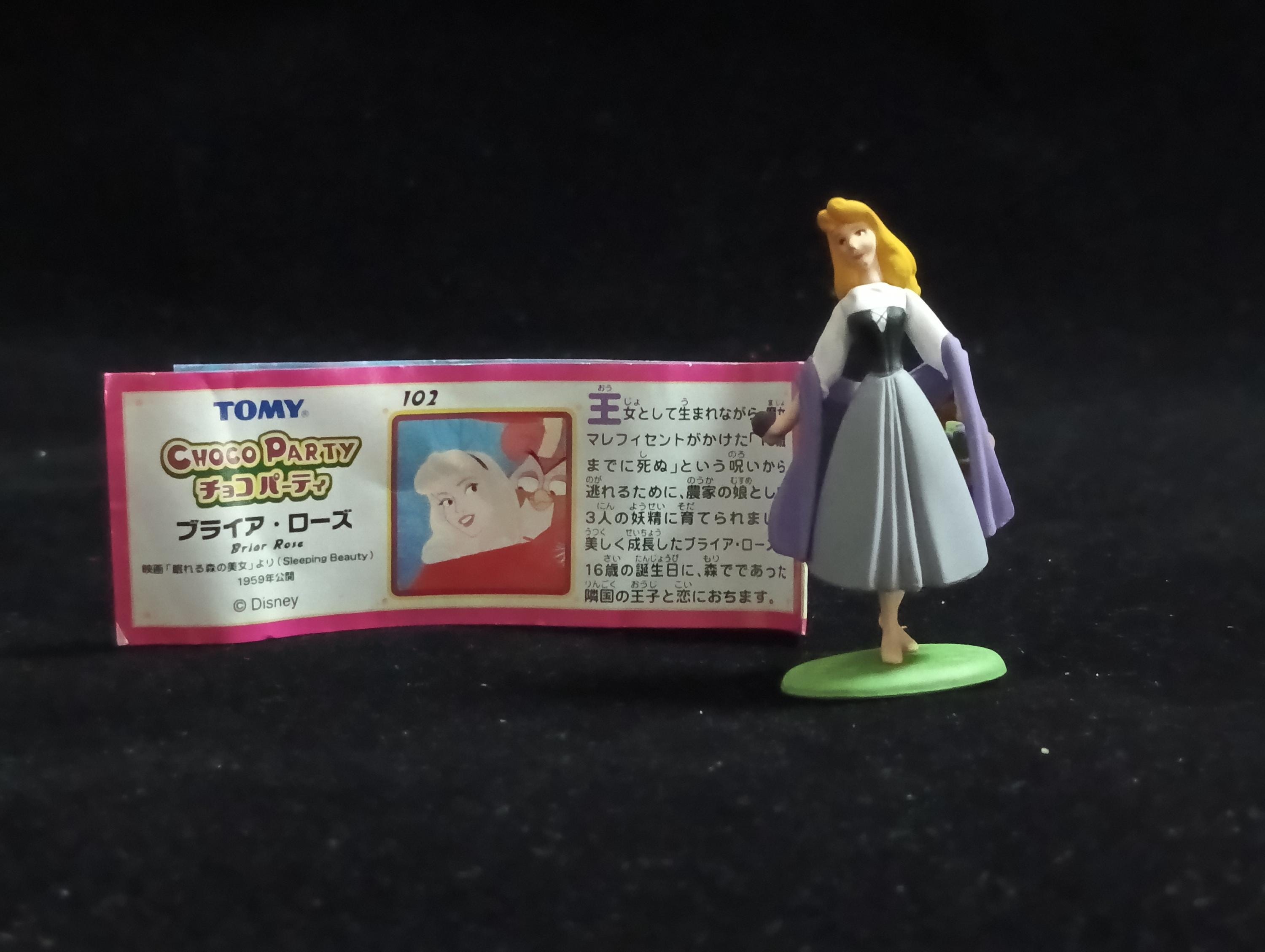 Miniature Disney Choco Party Princess Aurora sleeping beauty Figurine - Tomy
