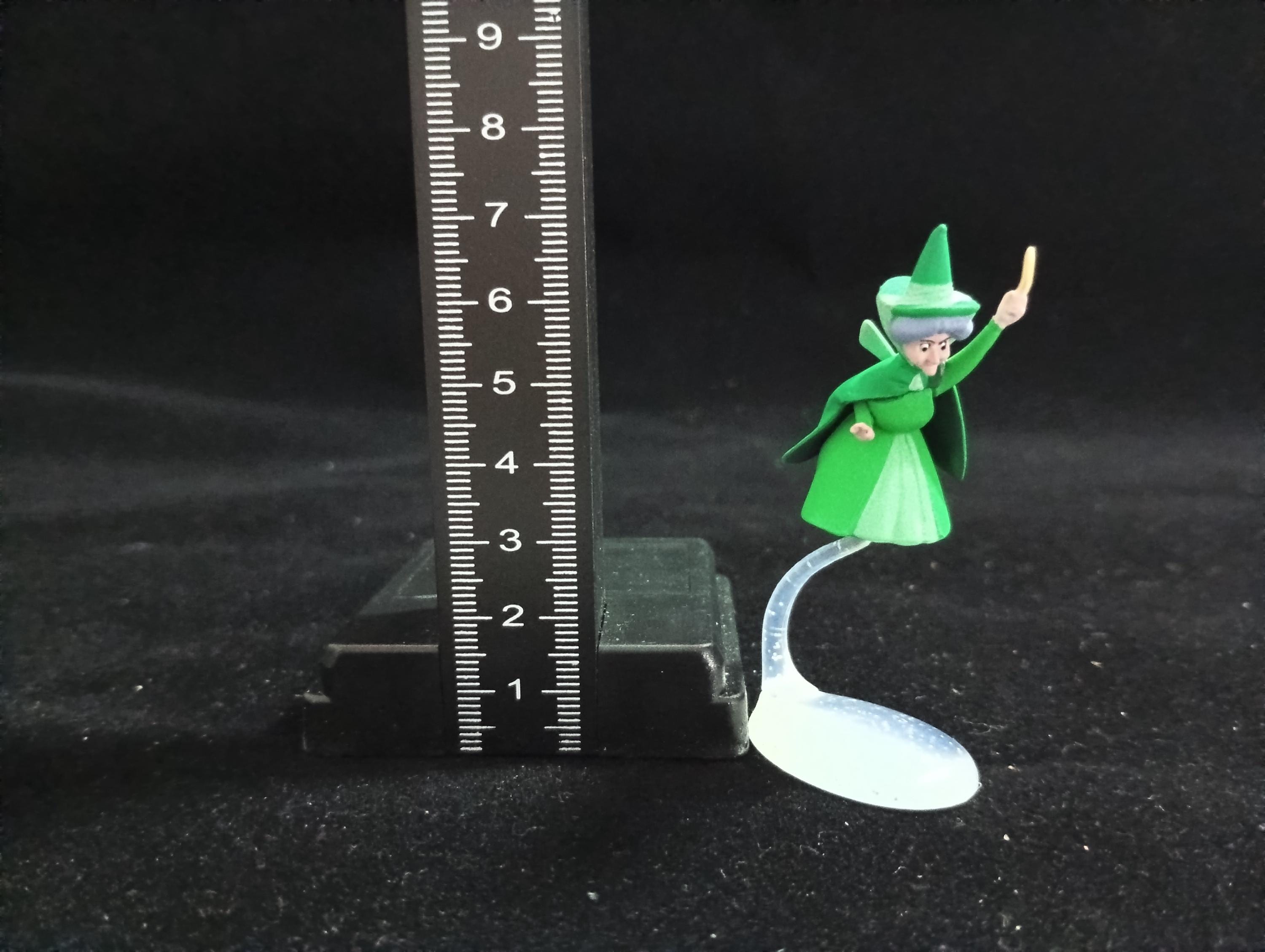 Miniature Disney Choco Party Flora (Green) Figurine - Tomy
