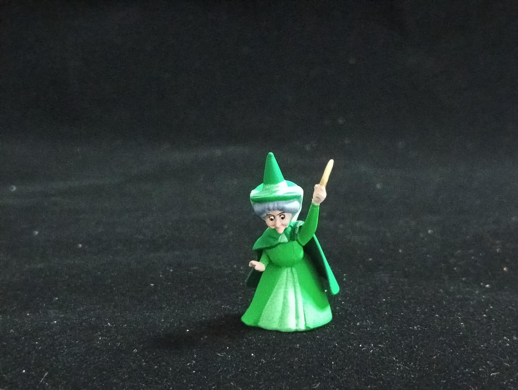 Miniature Disney Choco Party Flora (Green) Figurine - Tomy