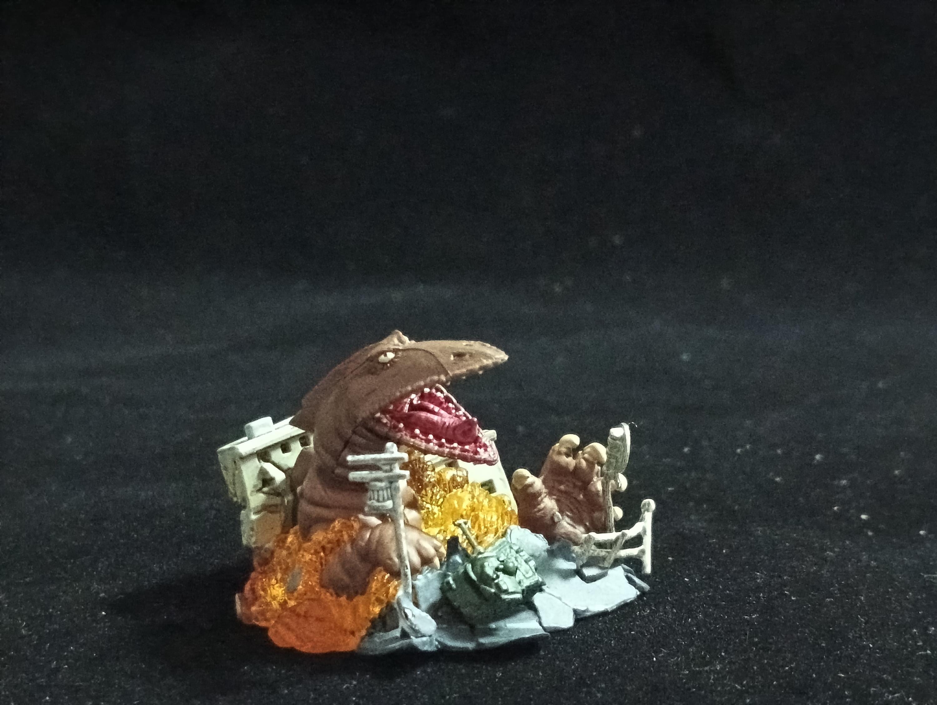 Godzilla Diorama Man Episode 22 Ground Destruction Underground Kaiju Teresdon Time Slip Glico Kaiju Directory