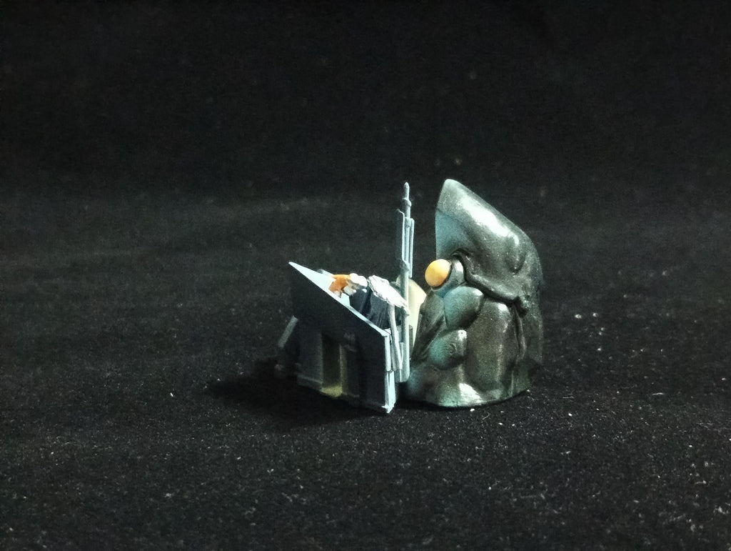 Time Slip Glico Figure Alien Baltan in Alien Building Street
