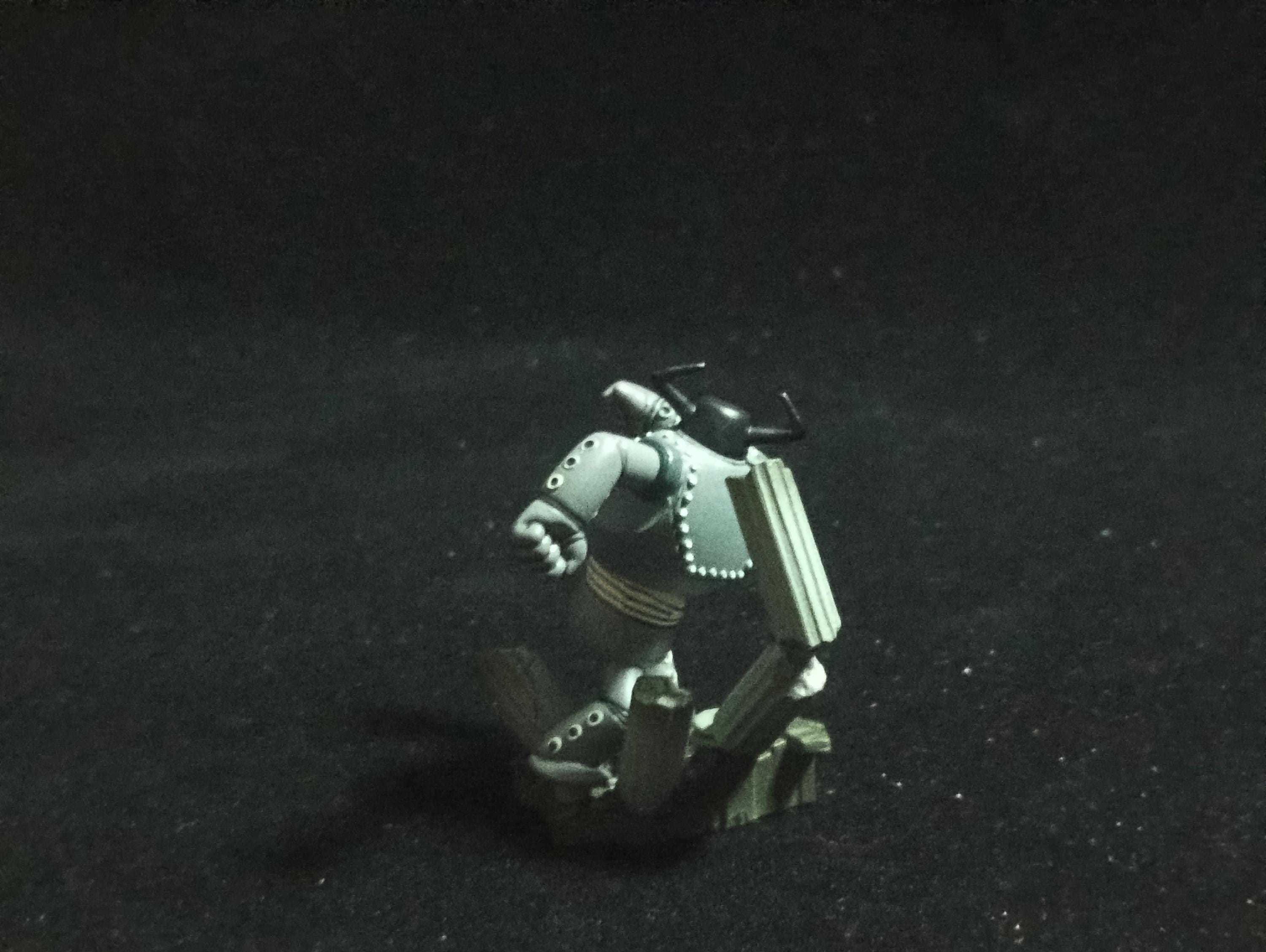 Time Slip Glico Nostalgic 20th Century Figure Collection Vol. 2, Tetsujin 28, 3. Runaway of Saturn, Black and White Version